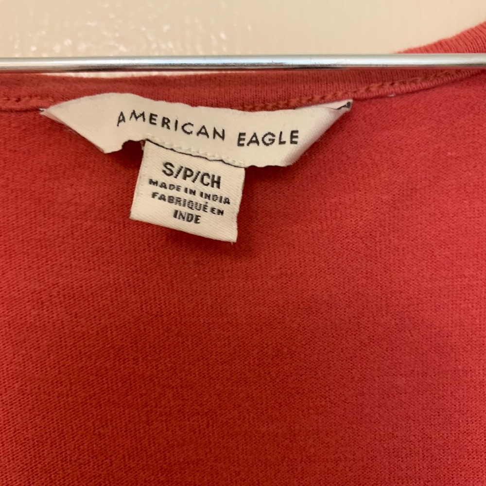 🎃American Eagle V-Neck Loose Babydoll Dress - Picture 3 of 4